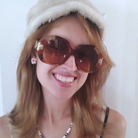 NEW Chloe oversized sunglasses full incl w/auth card - Picture 1 of 7